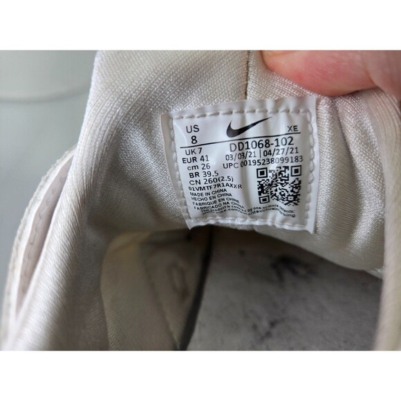 Nike Air Huarache Run Shoes Men's 8 Triple White Athletic Running Gym Sneakers - Picture 8 of 8